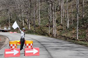遠くからもハッキリと見える姿勢